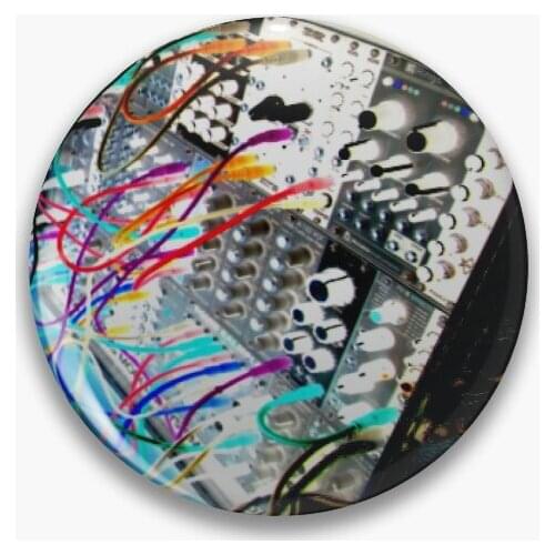 Eurorack Modular System Soft Button Pin Metal Creative Funny Lover Decor Jewelry Gift Clothes Fashion Cute Women Badge