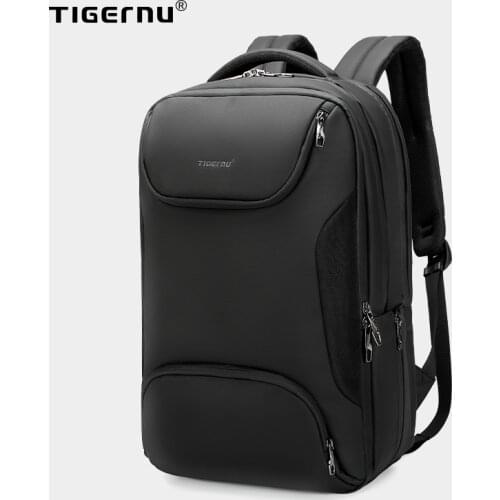 Tigernu 15.6 inch Men Anti-theft Laptop Backpack TPU Waterproof Male Bag USB Charging Travel Bags For Men High Quality Mochilas