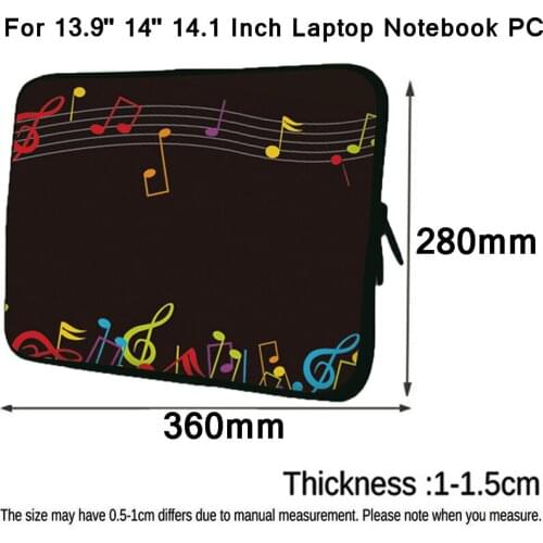 Chromebook Neoprene 14 Inch Notebook Bag 14.1" 13.9 Inch Carrying Cover Prints Case For Huawei Matebook D14 2020 Newest Vogue