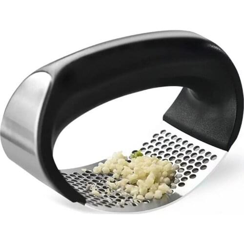 Stainless Steel Garlic Press Garlic Peeler Manual Garlic Crusher Chopper Mincer Garlic Cutter Cutting Tools Kitchen Accessories