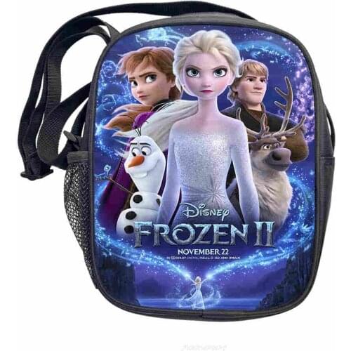 Newest Disney messenger bag cartoon Frozen 2 Elsachildren shoulder bag boy girl children chest bag waist bag
