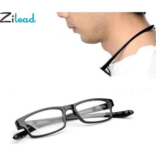Zilead Ultralight Halter Reading Glasses Comfy Hanging Neck Anti-fatigue HD Presbyopia Glasses For Elder+1.0to+4.0 Unisex