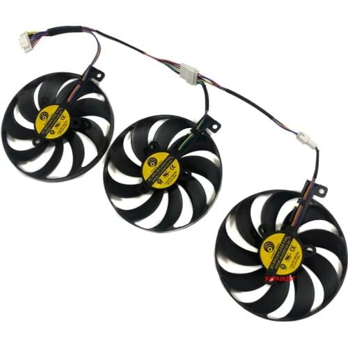 3pcs/Set PLD09210S12H GPU Card Cooler Fans For ASUS ROG STRIX RTX 2080 2080 Ti GAMING ROG Strix 3060 OC Edition Cards Cooling