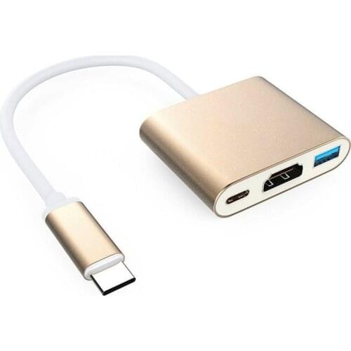 Multi-plug Adapter USB C To HDMI-compatible Suitable for Apple Computer Macbook Expansion TYPEC3.1 HDMI-compatible HD Adapter