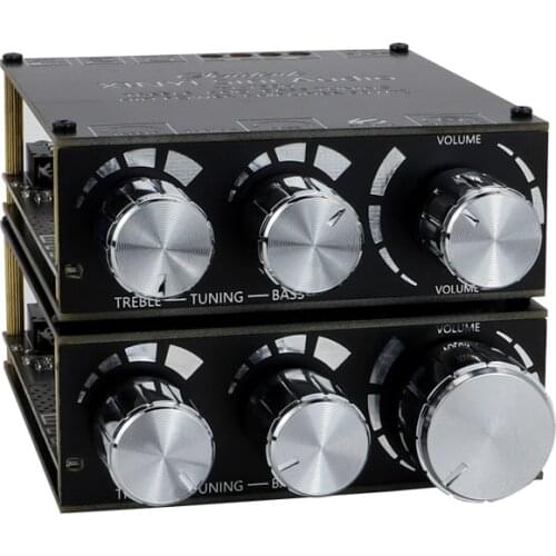 T50H TPA3116 D2 2*50W Bluetooth 5.0 Subwoofer Amplifier Board 2.0 Channel High Power Audio Stereo AUX USB Bass AMP 12V 24V