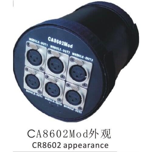 Popular 6 way dmx Amplifier DMX Modular Splitter 6 Channels for moving head stage light equipment