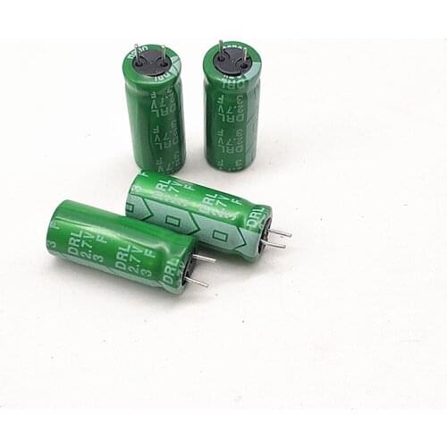 10pcs 2.7V3F driving recorder capacitor high current power supply 2.7V 3F DRL series cut foot