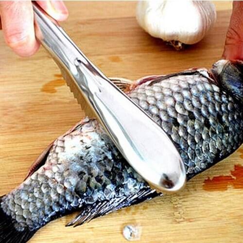 1pc fish scale Scraper stainless steel Brush fish scales tool kitchen gadgets