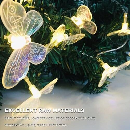 Led Creative Modeling Lamp Light String Creative Butterfly Light String Indoor and Outdoor Decorative Led Decorative Lights