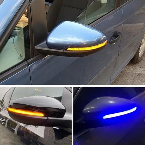 Rearview Side Mirror LED Turn Signal Light For Volkswagen VW Golf 6 MK6 GTI 6 R line VI R20 Touran Dynamic Blinker Indicator