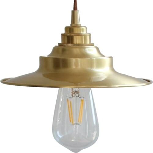 Loft Decor Vintage LED Pendant Lamp Industrial Wind Brass Hanging Light Fixtures Dining Room Indoor Lighting Antique Luminaire