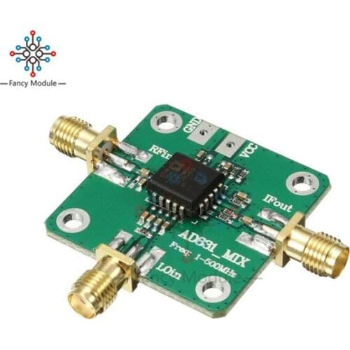 1PC AD831 0.1-500MHz High Frequency RF Mixer Inverter Low Distortion Wide Dynamic Range Amplifier Board Module
