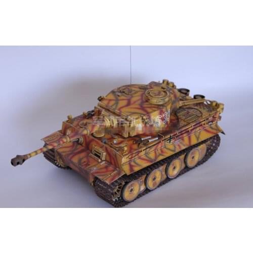 1:25 Scale WW2 Germany Panzerkampfwagen VI Ausf. E Tiger I DIY Paper Model KIT Handmade Toy Puzzles