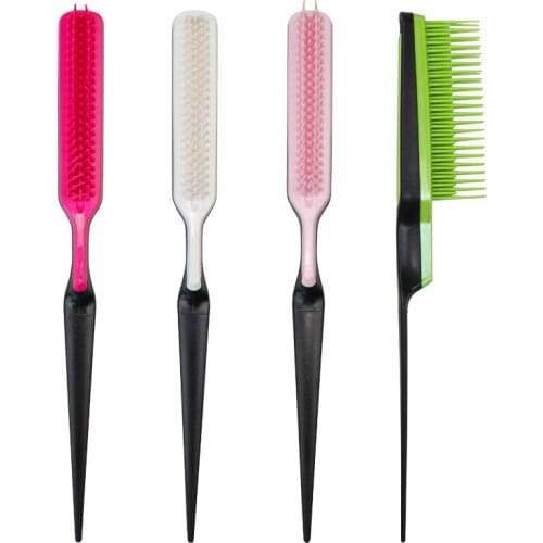 1pc Professional Hair Comb Pointed Tail Comb Teasing Curly Hair Brush Salon Hairdressing Styling Combs Tools