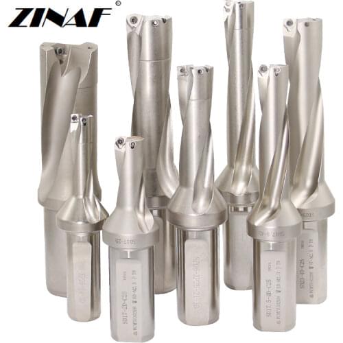 3Pcs/set SP Series Indexable drill U drill 13mm-50mm 2D 3D 4D 5D Bites Insert Drill Metal Drill Bits Machinery Lathe CNC cooling
