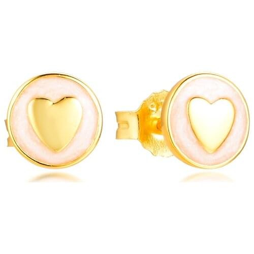 Shine Sweet Statements Stud Earring 100% 925 Sterling-Silver-Jewelry Free Shipping