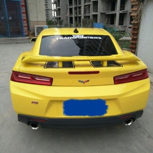 For Chevrolet Camaro Bumblebee Spoiler 2010-2021 High Quality ABS Material Car Rear Trunk Wing Accessories Body Kit