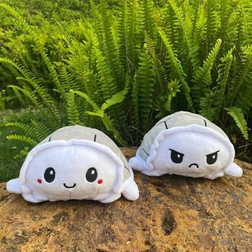 Cute Reversible Turtle Plush Toy Stuffed Lovely Soft Home Accessories Animal Doll Children Girl 15CM