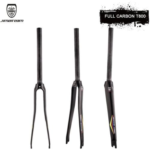 JIMAITEAM Bicycle Front Fork Mountain Bike Front Fork Road Bike Front Fork Carbon Fiber Front Fork Bicycle Accessories