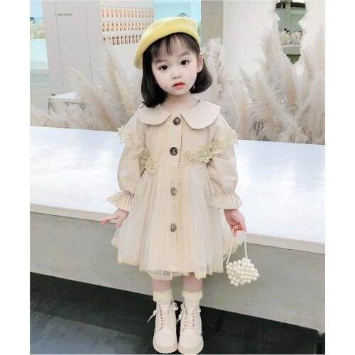 Krespuka Trench Coats For Girls