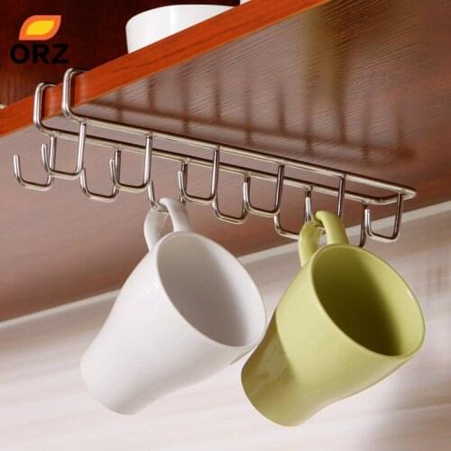 Stainless Steel Kitchen Storage Rack Cupboard Hanging Hook Shelf Dish Hanger Chest Storage shelf Bathroom Organizer Holder