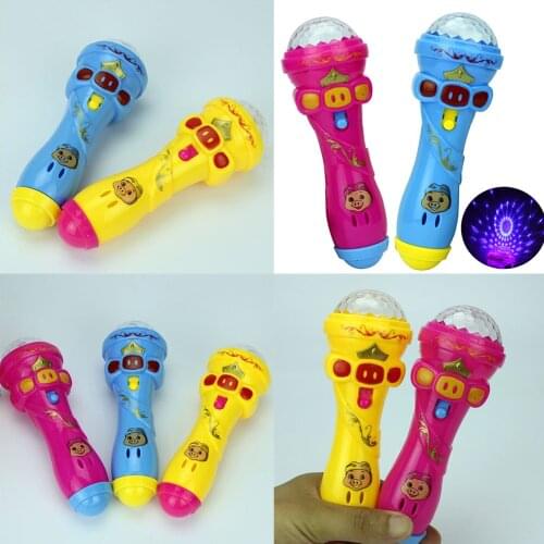 Flashing Projection Microphone Baby Learning Machine Educational Toy