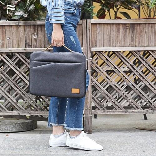 Multifunctional Laptop Sleeve Bag with Handle for Macbook Air Pro 13 M1 14 15.6inch Huawei D14 D15 HP Dell Acer Notebook Cover