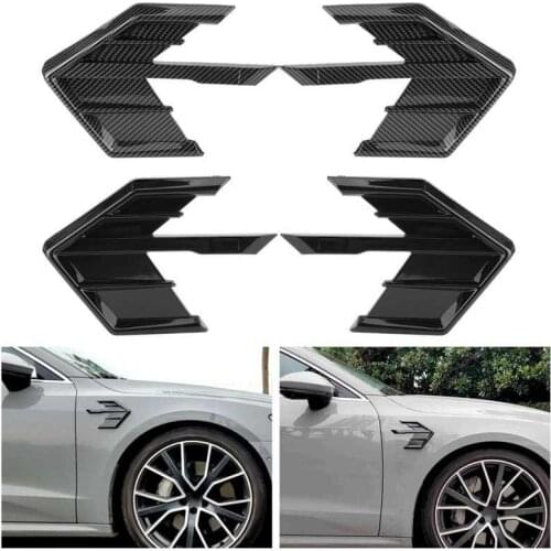 Pair Air Fender Vent Cover Trim for ABT Style Decoration Fit for A7 S7 4K8/A6 S6 C8 2019 2020 Car Styling