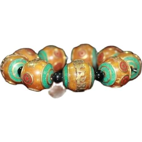 Early collection Nepalese reflux beeswax bracelets