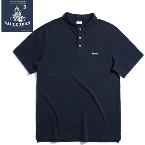 SauceZhan Mens Polos