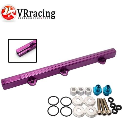 VR - NEW FUEL RAIL ALUMINIUM FUEL RAIL FOR MITSUBISHI LANCER EVO 3 4G63 TURBO 1992-1995 VR5434P