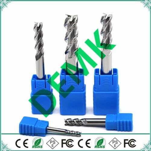 1mm-20mm 3F Solid carbide tungsten steel milling cutter Aluminum milling cutter HRC 50 coated milling cutter CNC milling machine