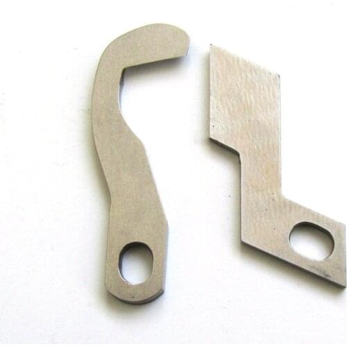 1SET#X76728-001+X76723-001 Upper&Lower Knife for Brother 9600TD, 9700LD, 9800LD, PL-1500,VIKING 1000L, 1001L