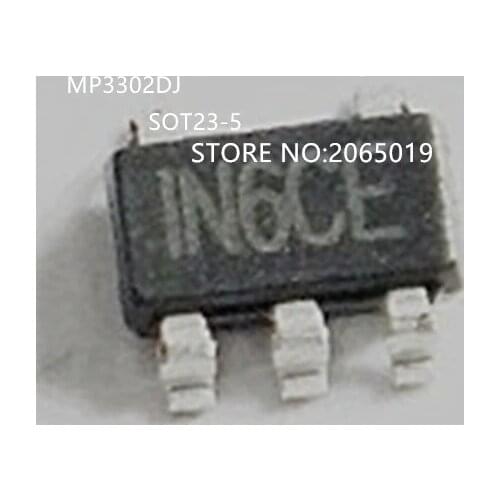 10PCS MP3302DJ MP3302 IN6CE IN69N IN6DG IN6CF INF SOT23-5 LED Drive power chip