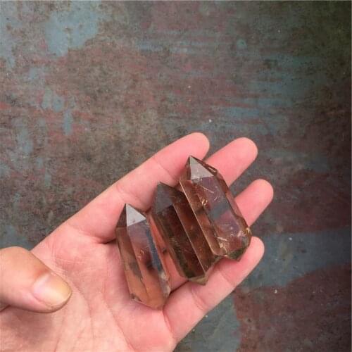 1000g Natural smoky quartz Crystal Point Healing Cut Polished