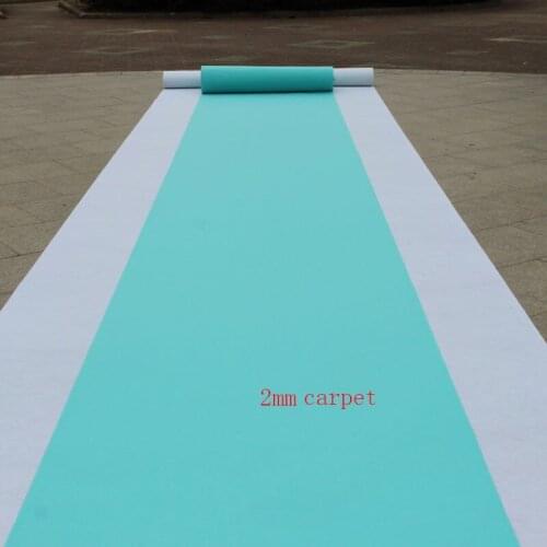 2mm Wedding Aisle Runner Carpet Indoor Outdoor Festival Film Party Celebration White Wedding Carpet Elegant Wedding Decoration