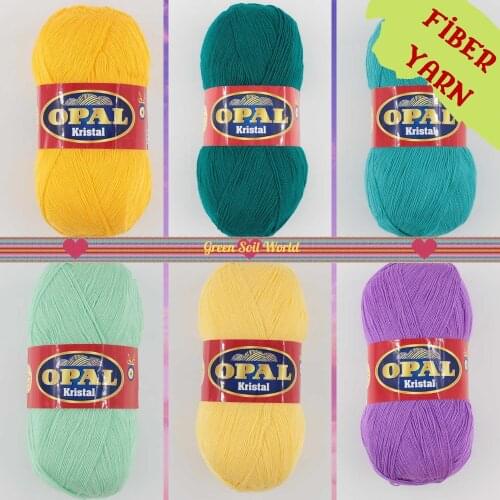 Acrylic Knitting Yarn - 32 Color Options - 475m (100gr) - Opal Kristal - Fiber - beret - scarf - wrap - Sweaters - cardigans - vest - scarves - amigrumi - blouse - Vests - Sweater - Soft - DIY
