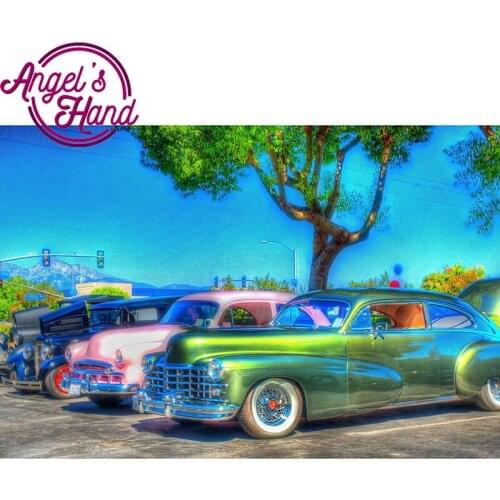 Full square&round drill Diamond embroidery Pretty car 5D DIY diamond painting Cross Stitch Rhinestone mosaic home decoration