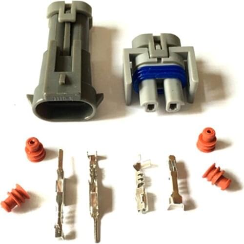 2 Hole Auto Harness Connector Automotive Compressor Air Conditioner Socket For Buick Chevrolet