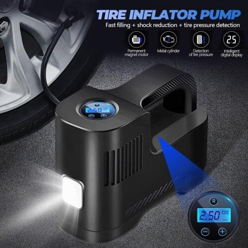 150 PSI Car Air Compressor DC 12V Digital Tire Inflator Air Pump Portable Auto Air Pump for Car Motorcycle LED Light Tire Pump