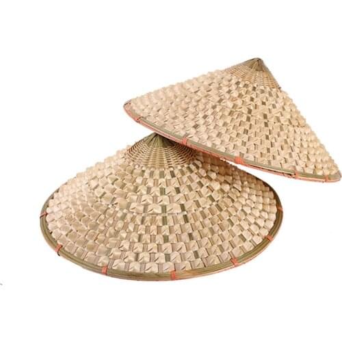 Raya Bamboo Weaving Handmade Hat For Kid Adult Cosplay Dance Performance Cap