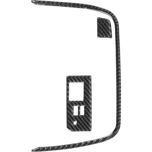 Car side mirror guard Car Mirror Center Console Storage Box Frame Car Charger Button Panel Carbon Fiber Cover Fit for