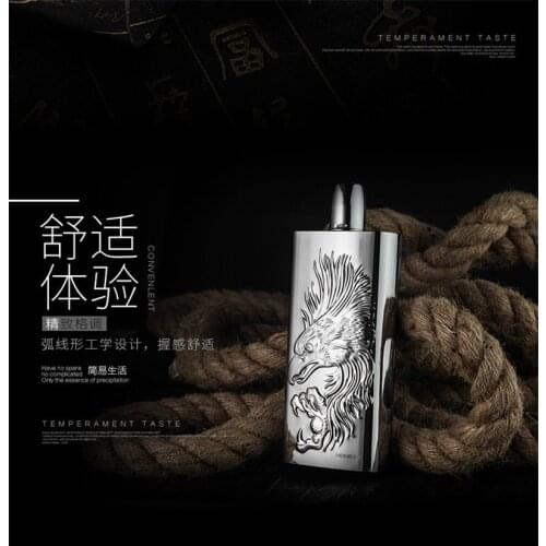 Alalinong A17 Food Grade Stainless Steel Hip Flask 17 Ounce Alcohol Whiskey Alcohol Pocket Flask Set Relief Eagle with Gift Box