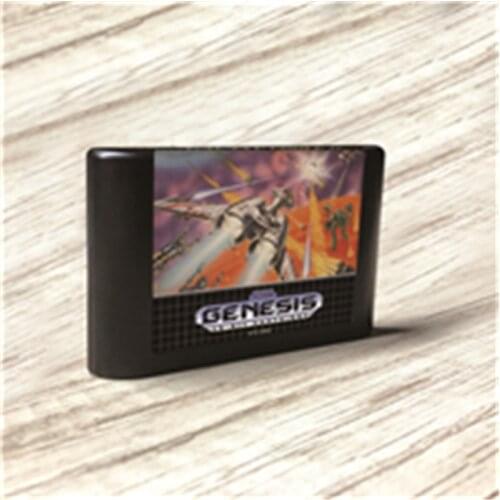 Galaxy Force II - USA Label Flashkit MD Electroless Gold PCB Card for Sega Genesis Megadrive Video Game Console