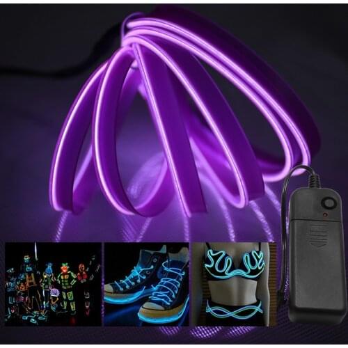 El Flexible Wire Soft Tube Lights Led Neon LightUnder Car Sign Christmas Anime/Body Woman/Rooms Rope Light LED Strip Neon Sign
