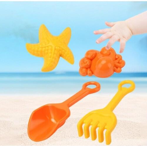 5Pcs/Set Beach Toys Smooth Educational Colorful Multiple Collocation Sandbeach Toy for Sandbeach Game