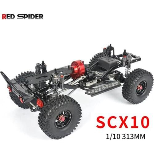 1:10 simulation climbing car SCX10 90046 wheel base 313mm metal frame anti-transmission gearbox door bridge version