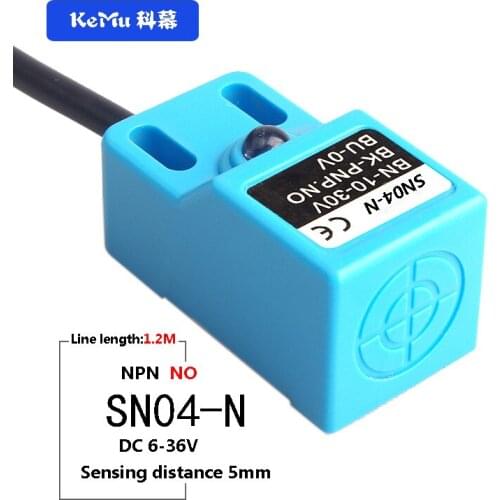 Free Shipping SN04-N SN04-N2 SN04-P SN04-P2 DC NPN PNP NO NC 4MM DC 10-30V SN04 Inductive Proximity Sensor Detection Switch
