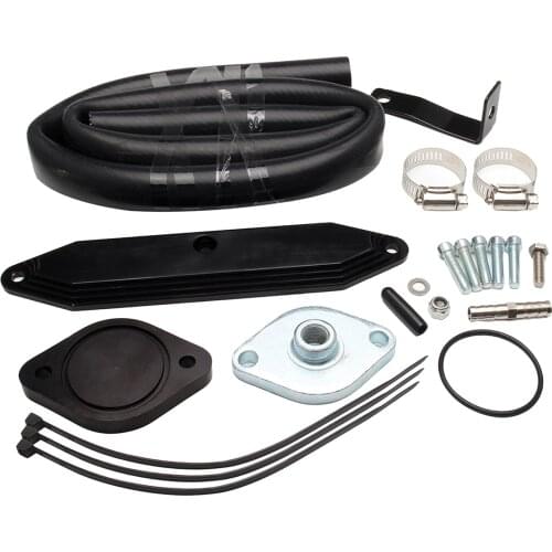 EGR Valve Kit+Cooler Delete Kit Intake Automobiles Emission Systems for Ford Powerstroke V8 6.7L F250 F350 2011-2017