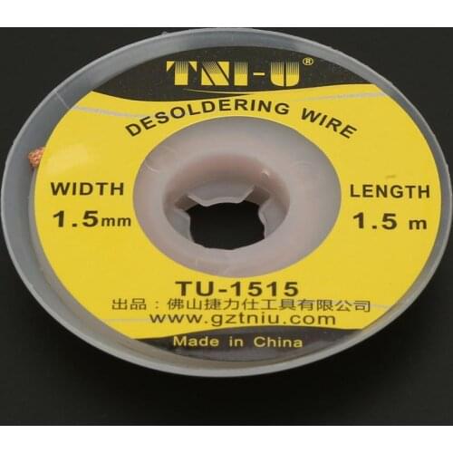 Desoldering Wire 1.5m 1.5mm BGA Solder Wick Desoldering Braid Wire PCB Solder Remover
